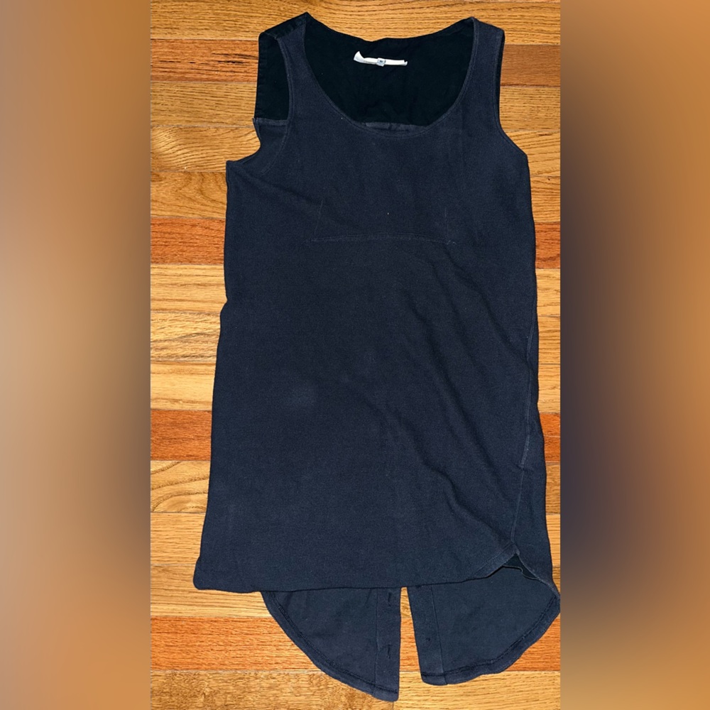 Maison Martin Margiela women’s blue long tank too size small